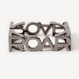 NEW Katy Perry Roar bracelet dark silver